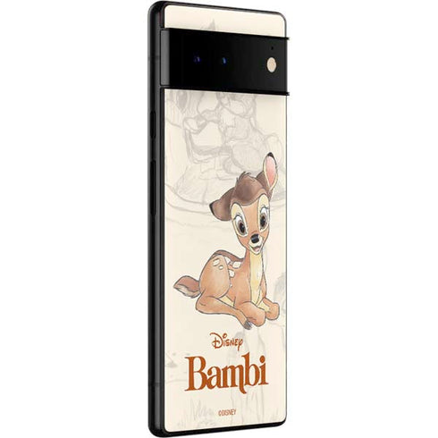 Disney Bambi Sketched Portrait Google Pixel 6 Skin
